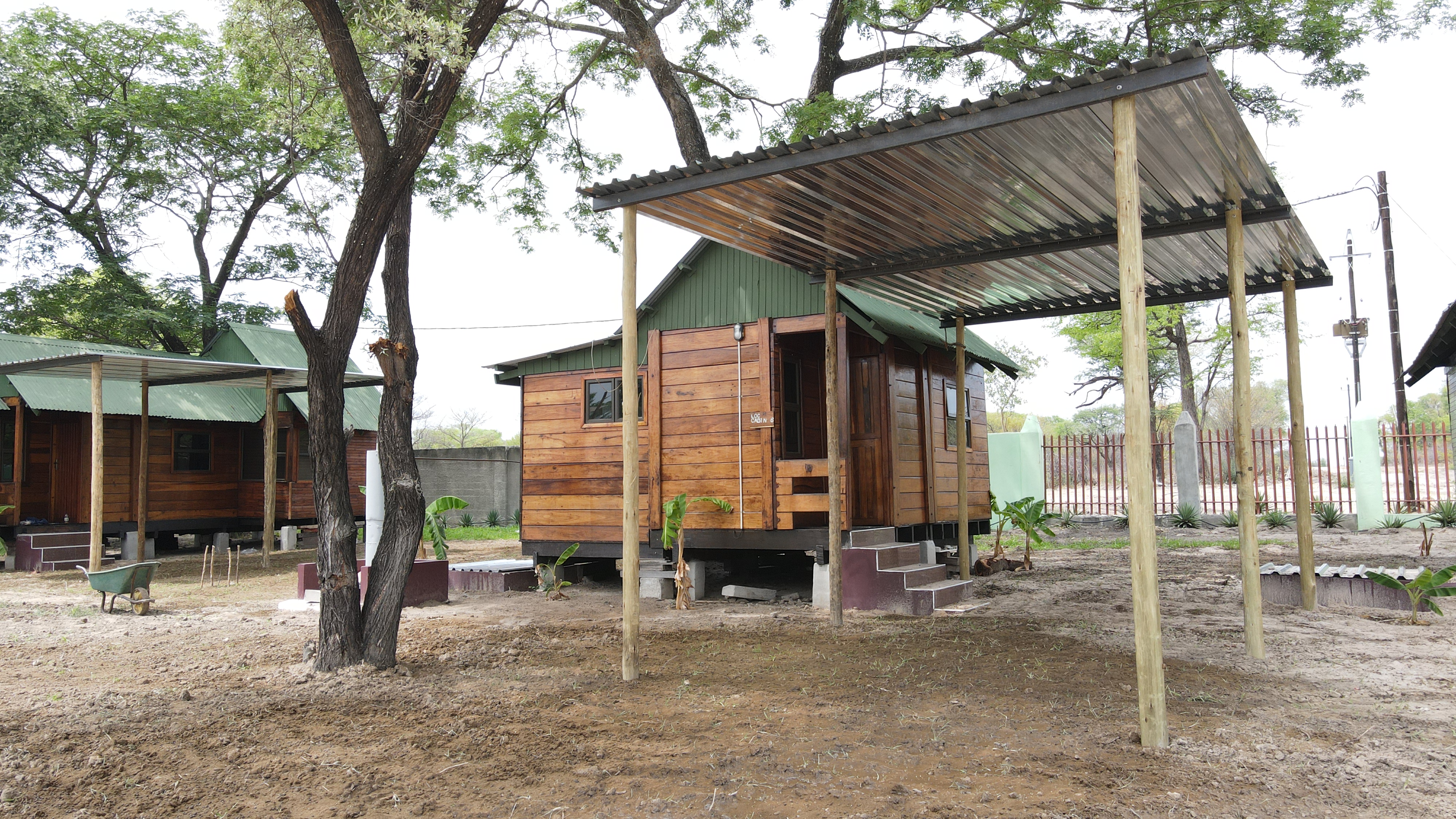 Private wooden cabin surrounded by nature at Zambali Lodge